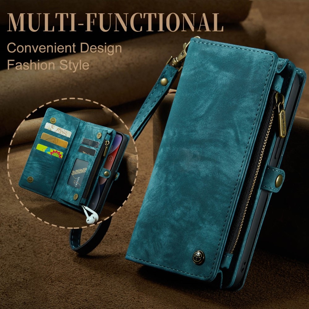 Cartera Multi-Slot iPhone 15 Plus azul