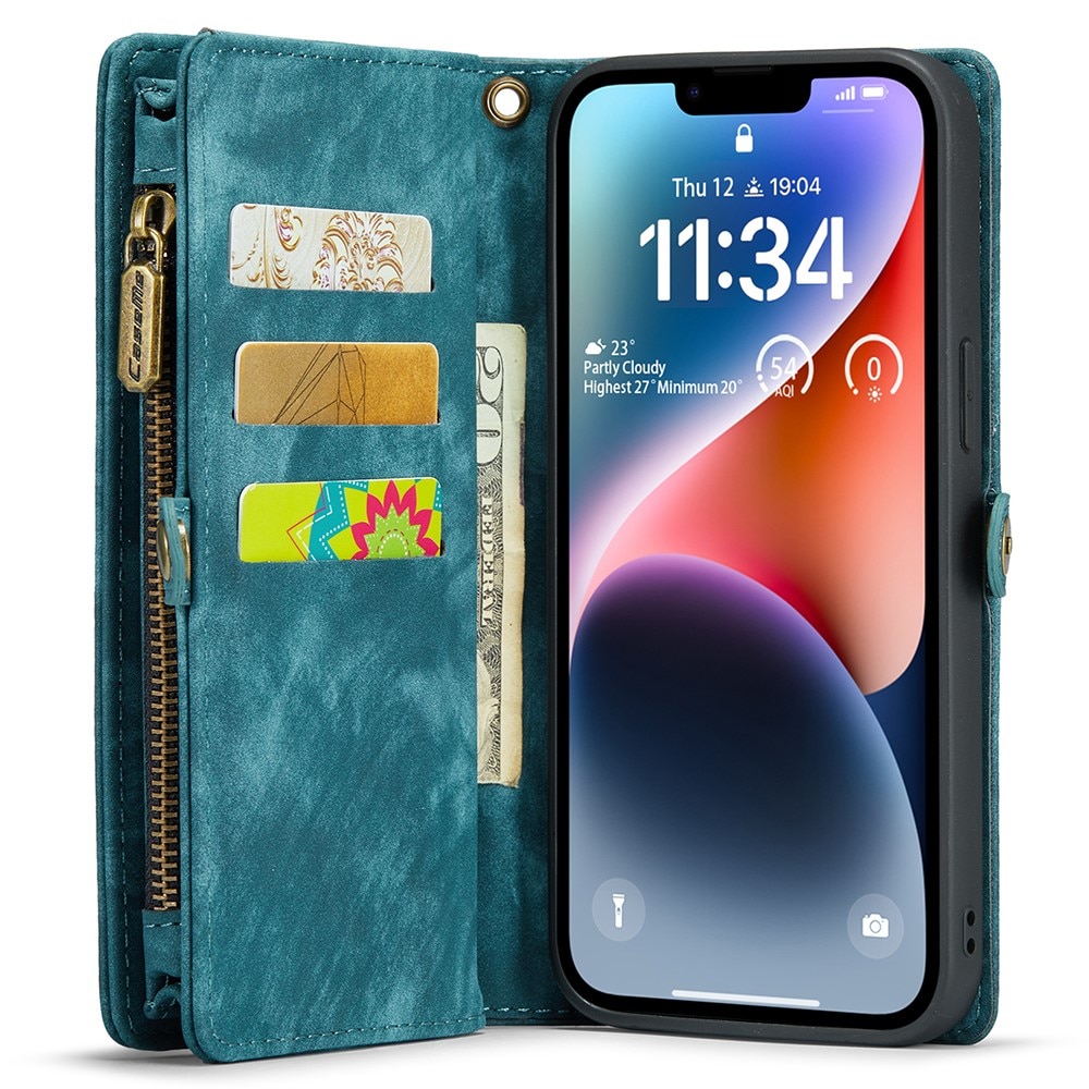 Cartera Multi-Slot iPhone 15 Plus Azul