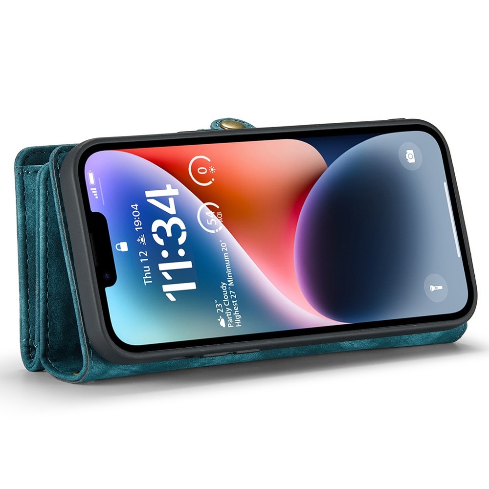 Cartera Multi-Slot iPhone 15 Plus azul