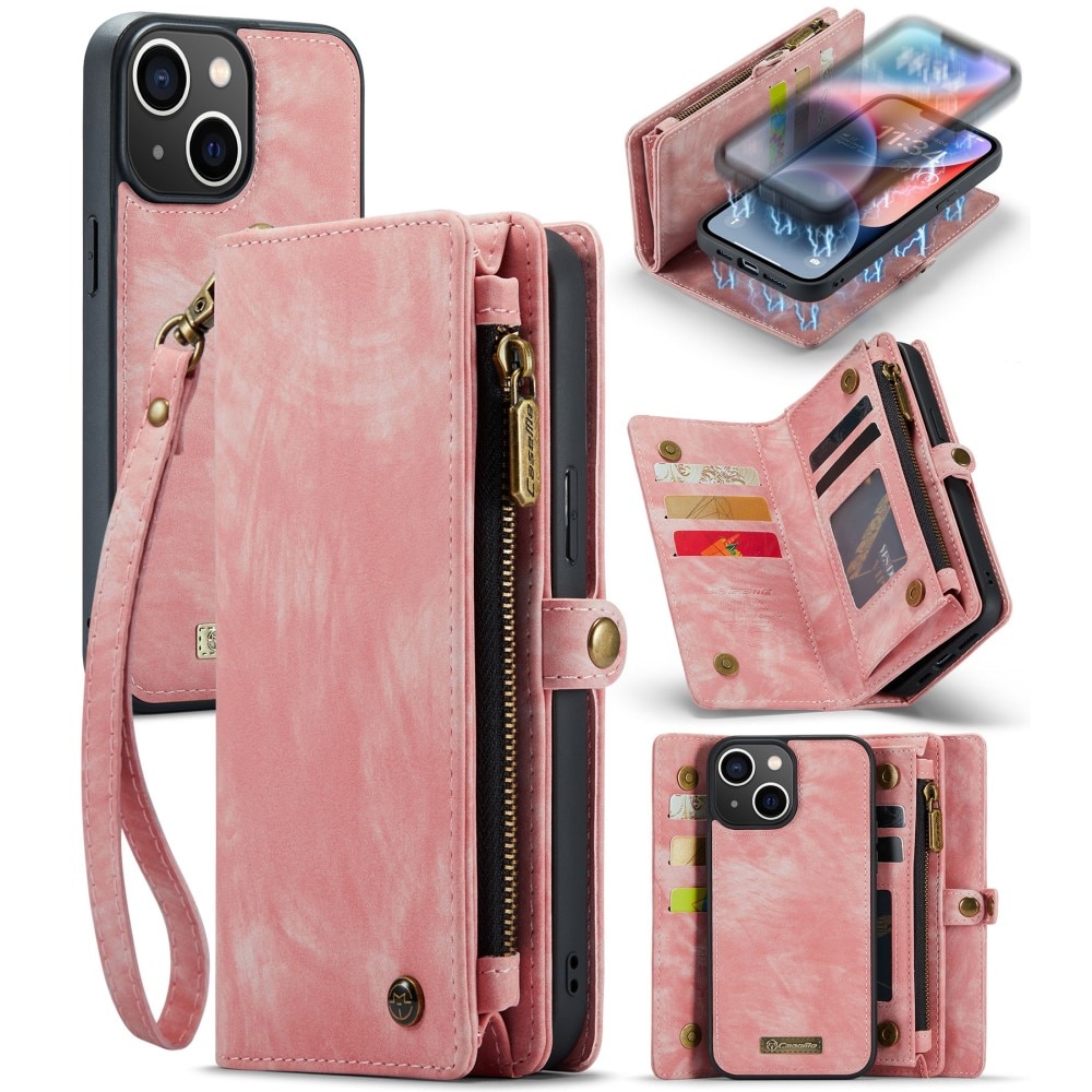 Cartera Multi-Slot iPhone 15 Plus Rosa