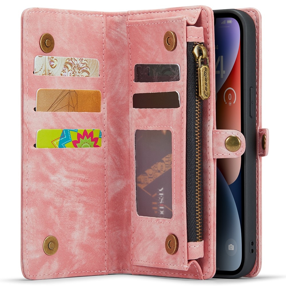 Cartera Multi-Slot iPhone 15 Plus Rosa