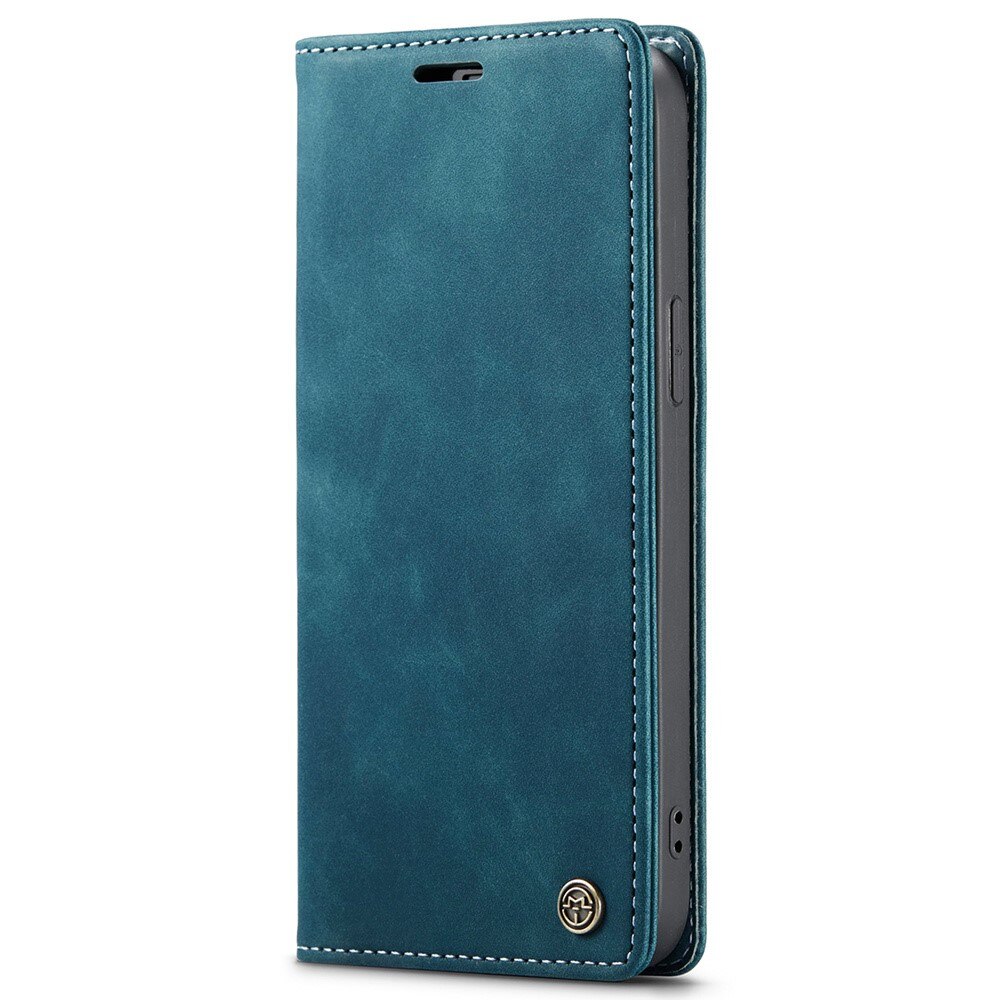 Funda delgada con solapa iPhone 15 Pro Max azul