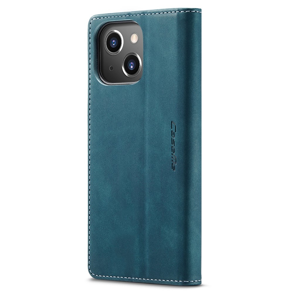 Funda delgada con solapa iPhone 15 Plus azul