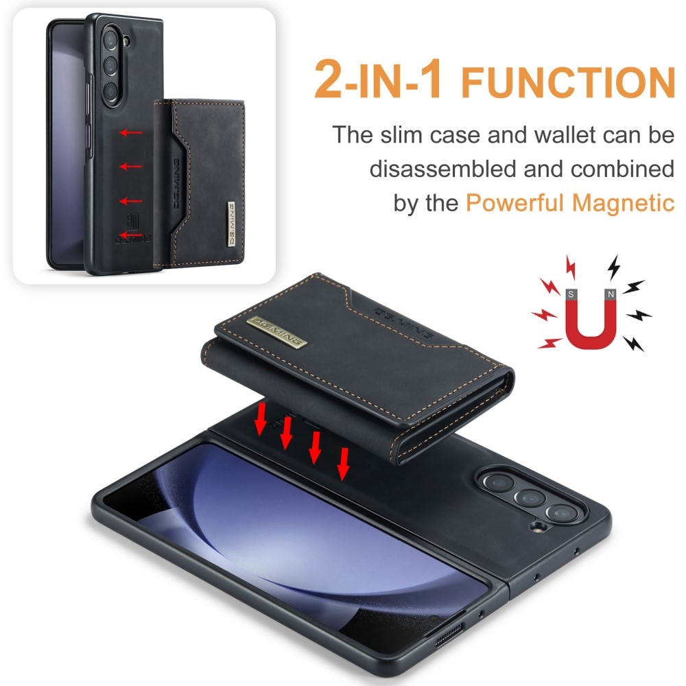 Funda Magnetic Card Slot Samsung Galaxy Z Fold 5 Black