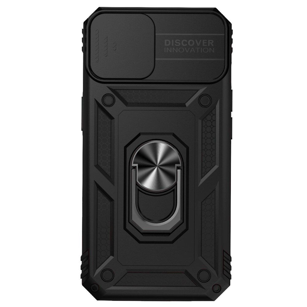 Funda híbrida Tech Ring y Protector Cámara iPhone 15 Plus negro