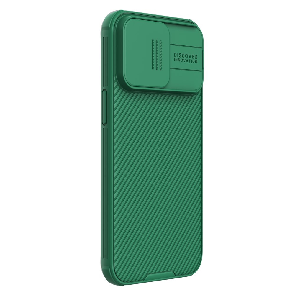 Funda magnética CamShield iPhone 15 Pro verde
