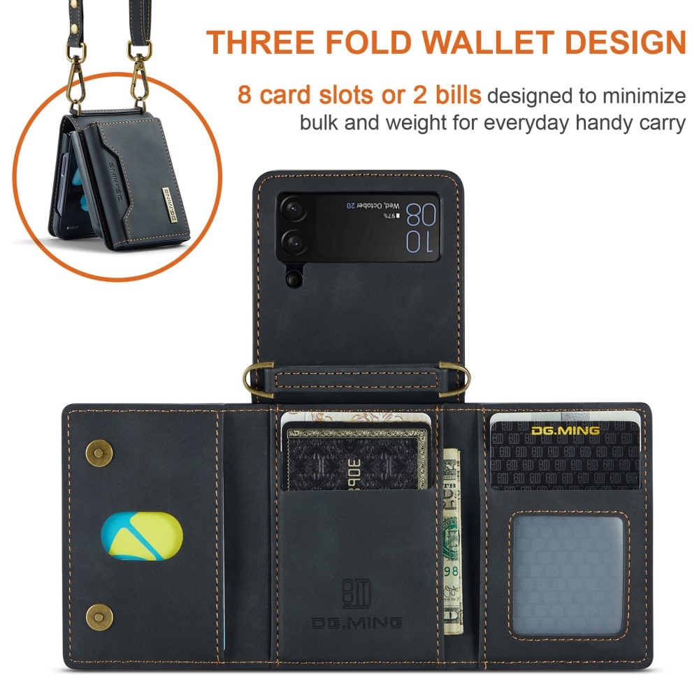 Funda Card Slot Samsung Galaxy Z Flip 3 Black