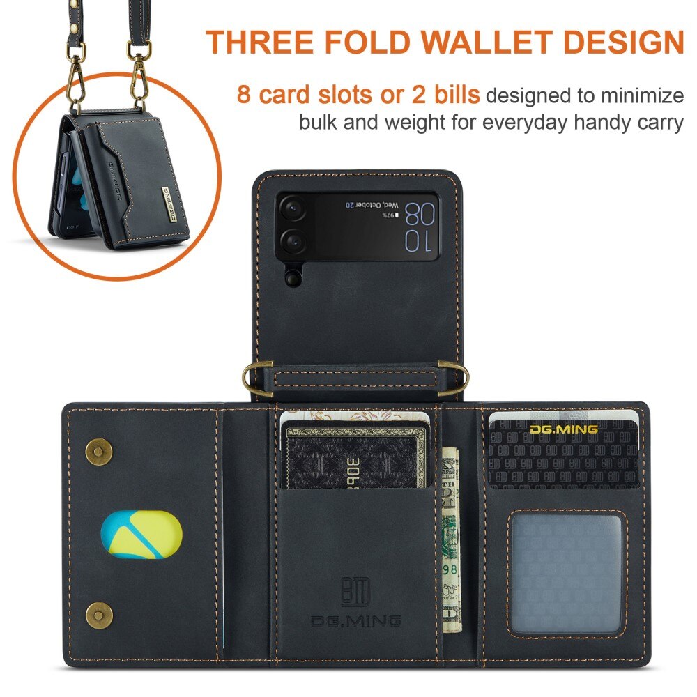 Funda Card Slot Samsung Galaxy Z Flip 4 Black