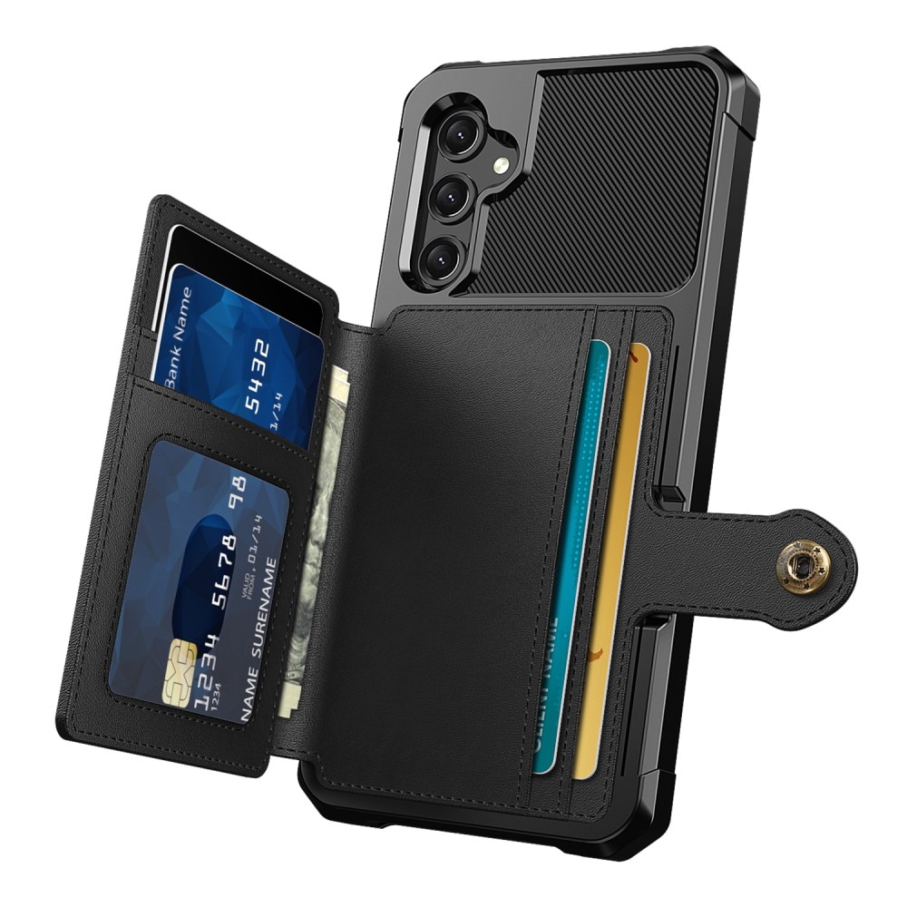 Funda con tarjetero Tough Multi-slot Samsung Galaxy A24 Negro