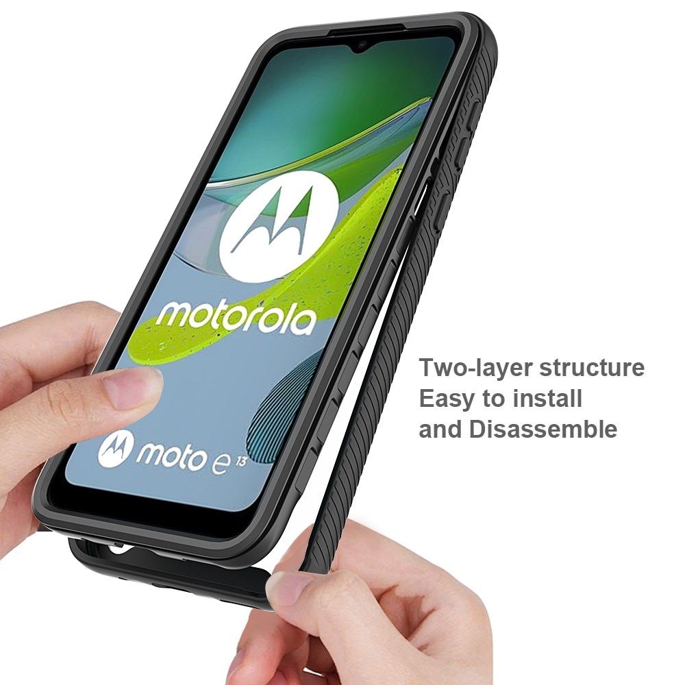 Funda Full Protection Motorola Moto E13 Negro