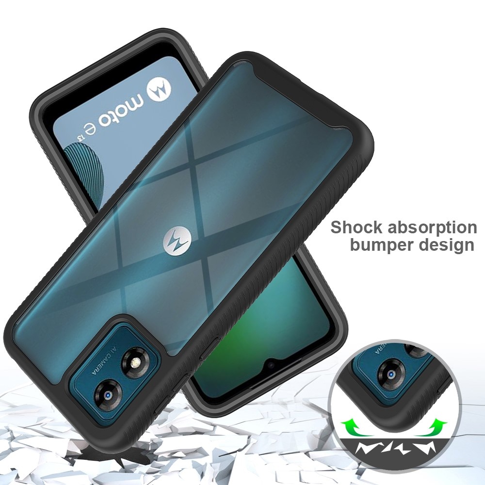 Funda Full Protection Motorola Moto E13 negro