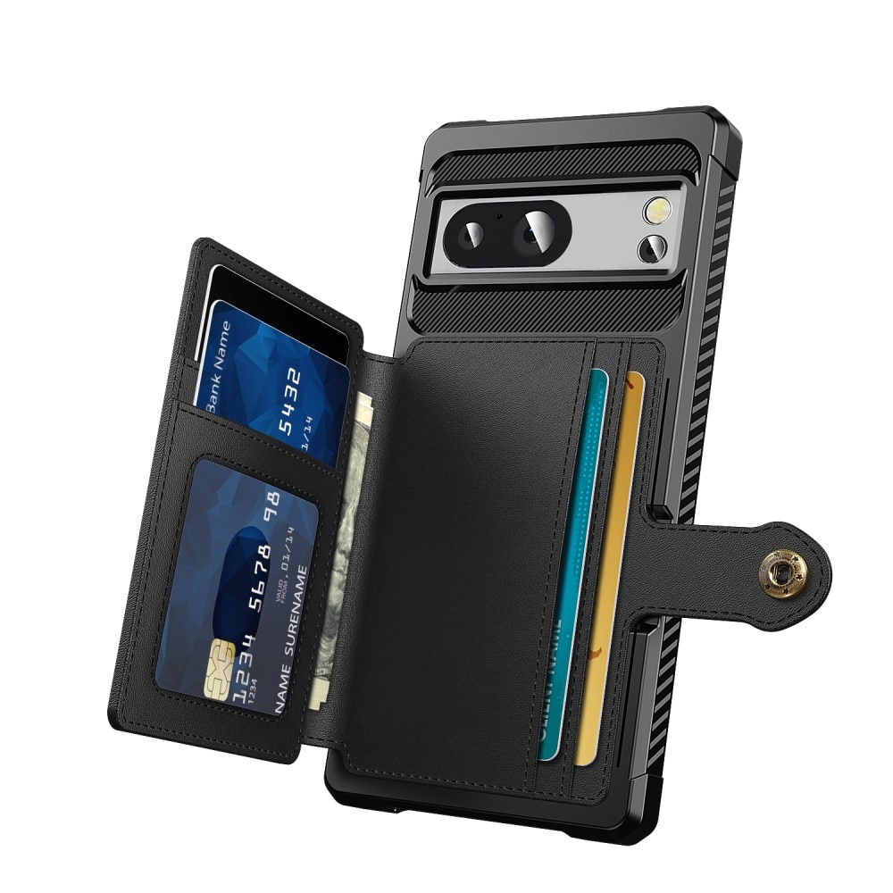 Funda con tarjetero Tough Multi-slot Google Pixel 8 Negro