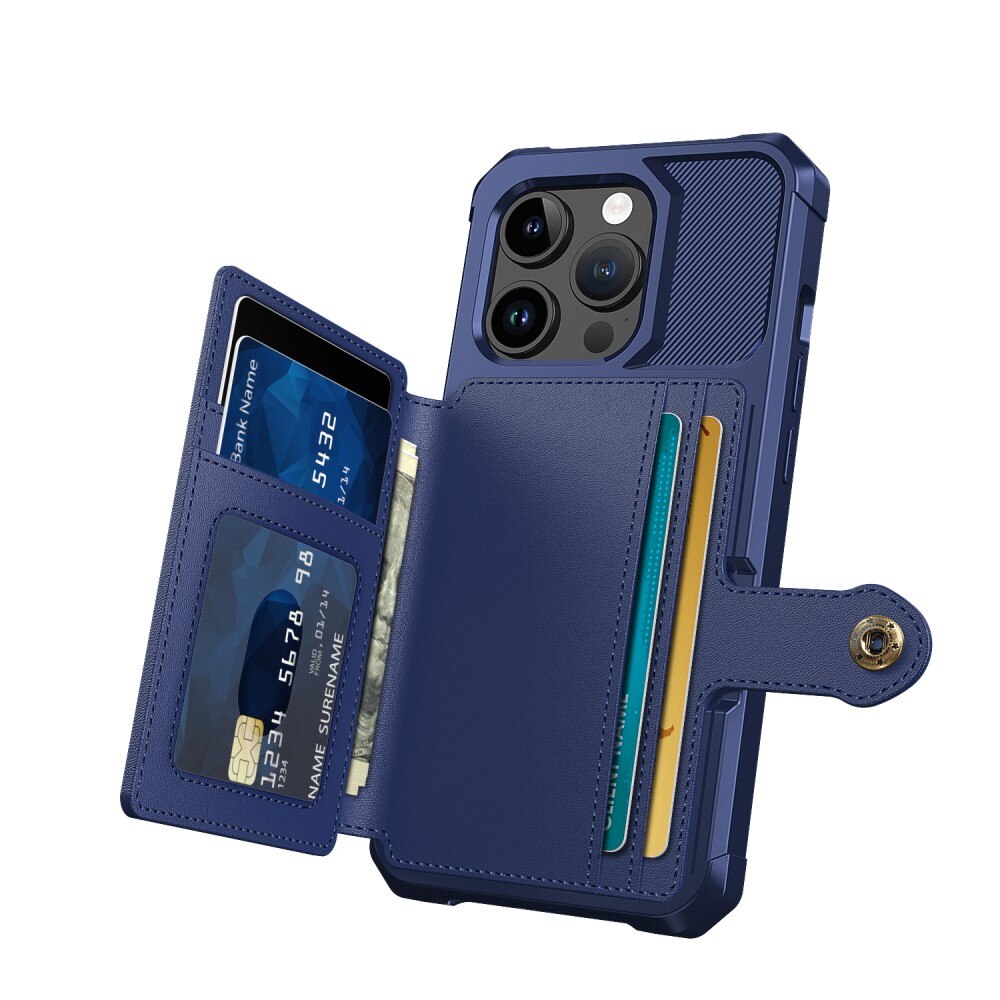 Funda con tarjetero Tough Multi-slot iPhone 15 Pro Max Azul