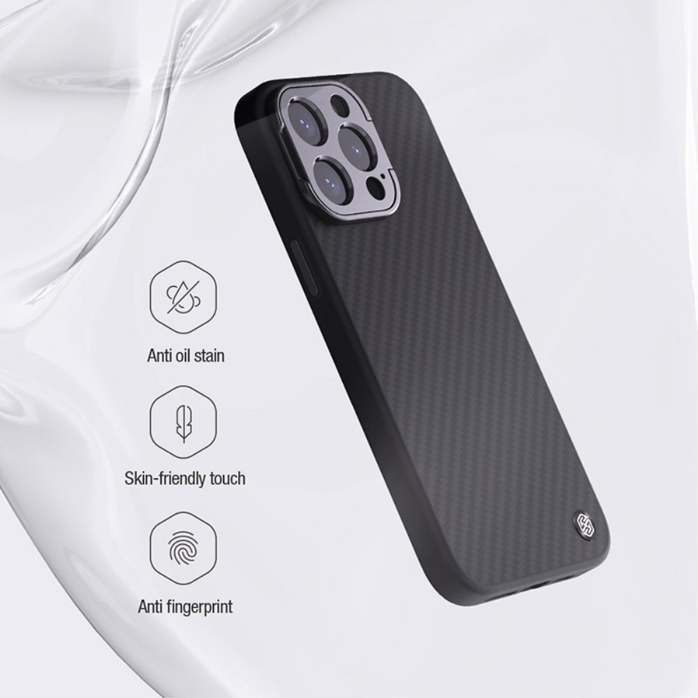 Funda Aramid LensWing MagSafe iPhone 15 Pro negro
