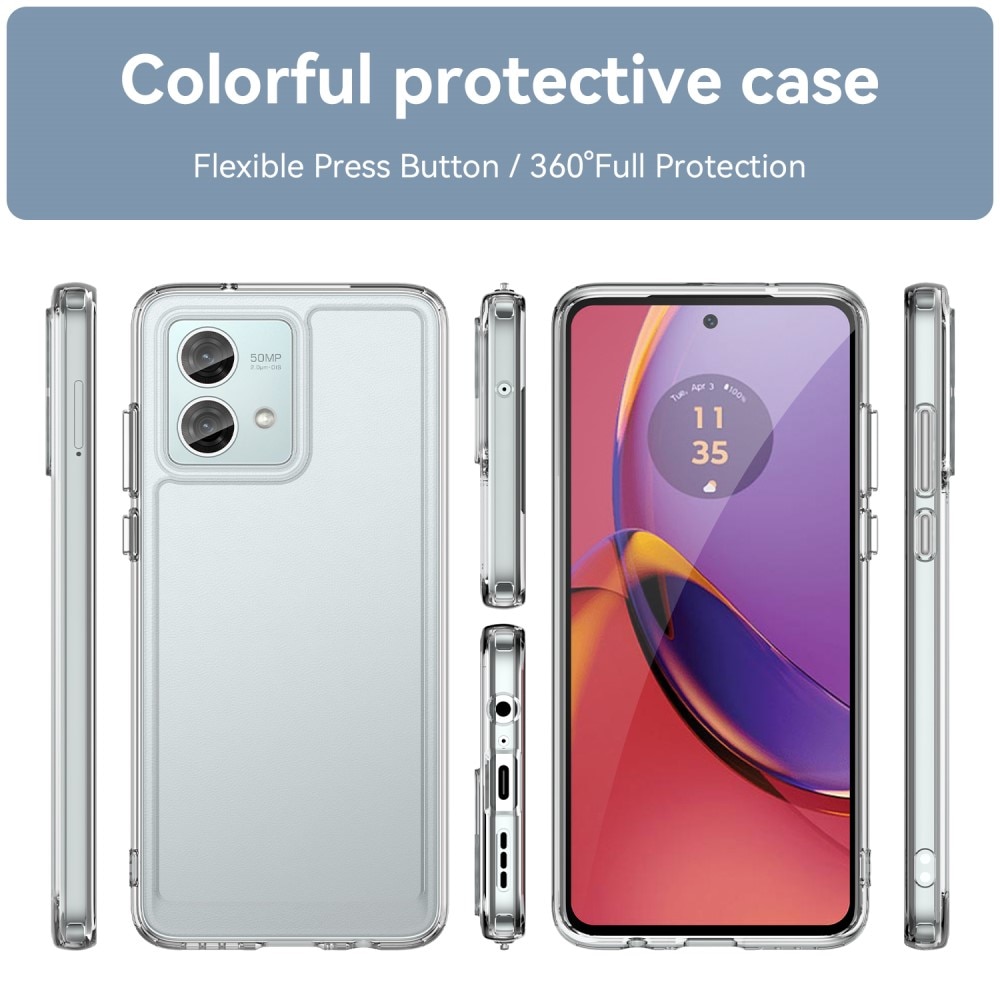 Funda Híbrida Crystal Hybrid Motorola Moto G84 transparente