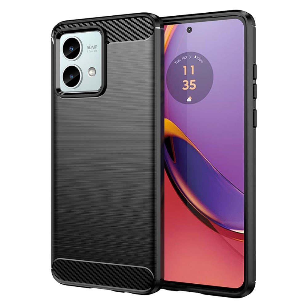 Funda TPU Brushed Motorola Moto G84 Black