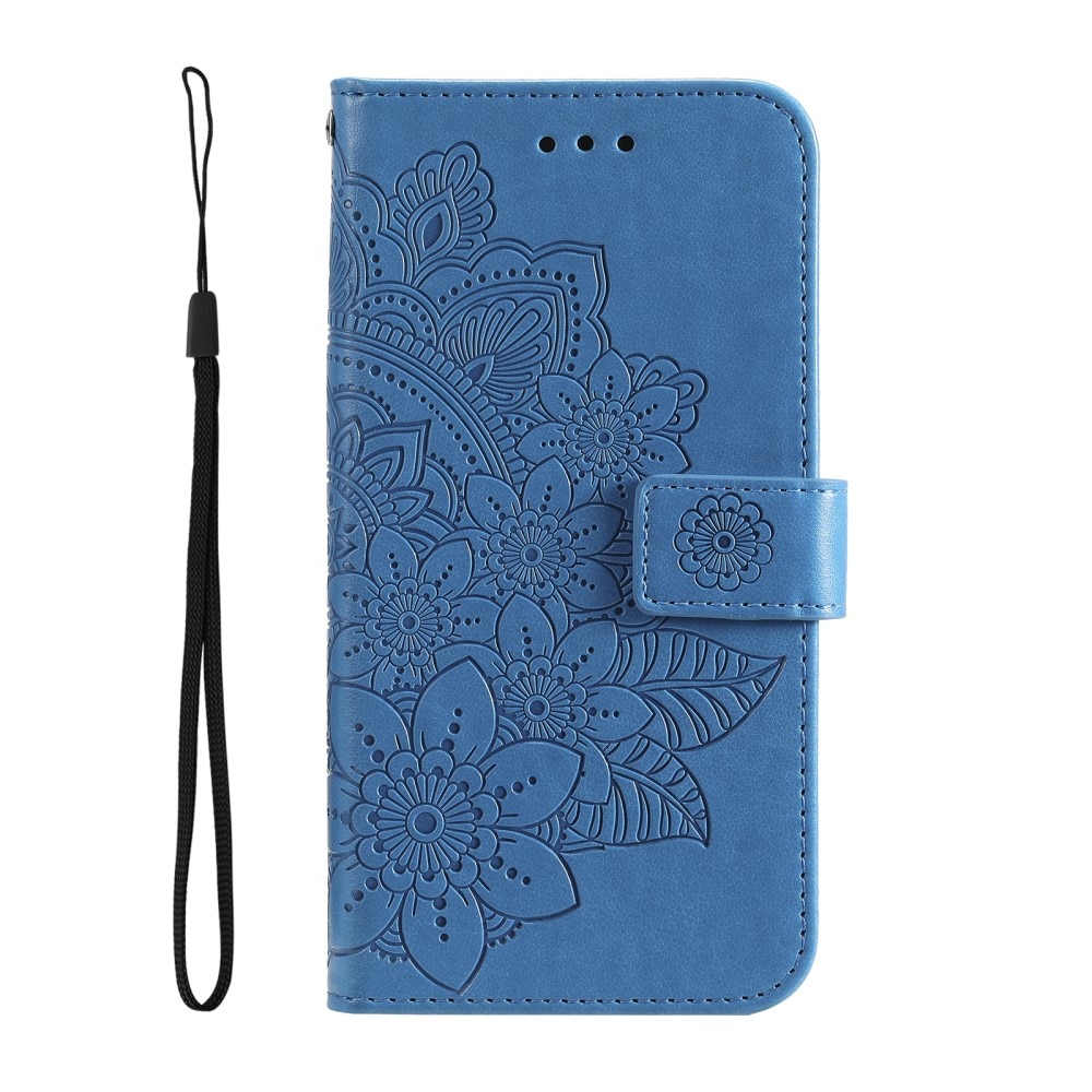 Funda de Cuero Mandala Xiaomi 13T Pro azul