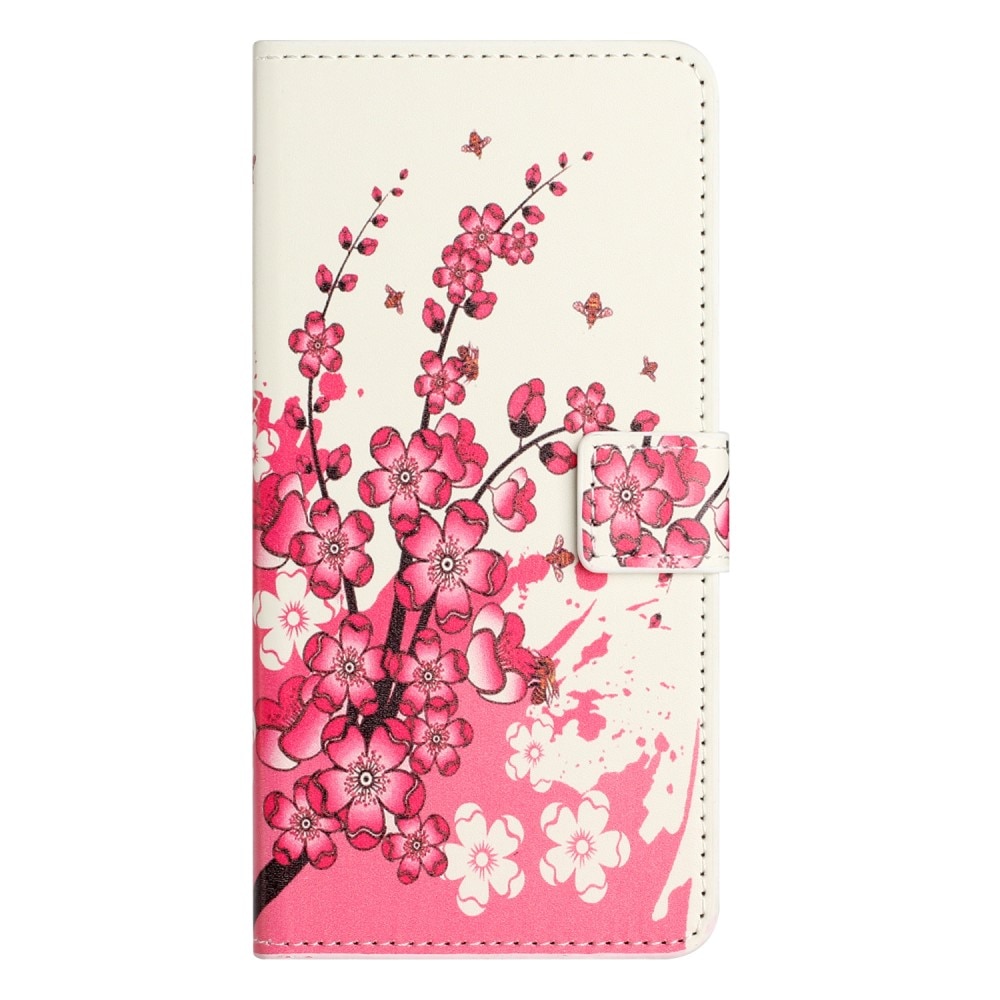 Cartera Samsung Galaxy A15 flores de cerezo