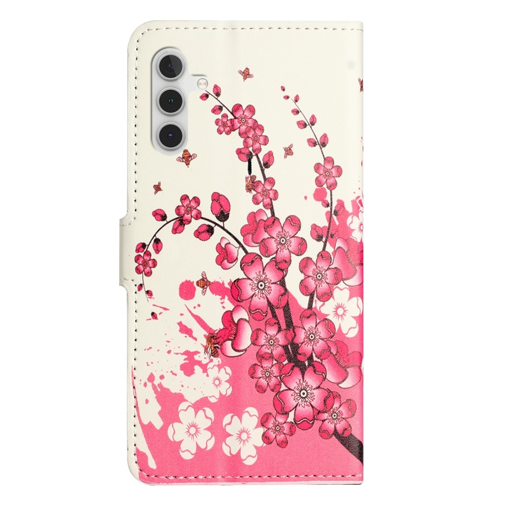 Cartera Samsung Galaxy A15 flores de cerezo