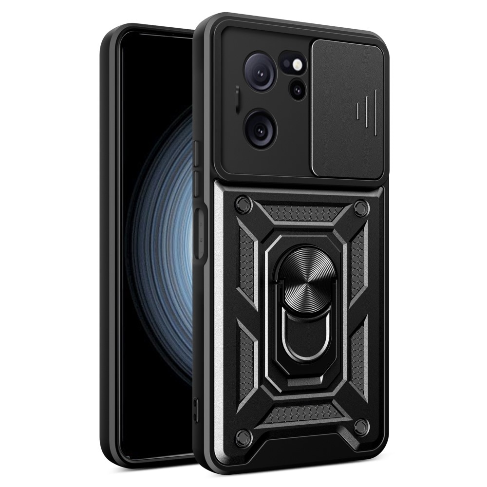 Funda híbrida Ring y Protector Cámara Xiaomi 14 Negro