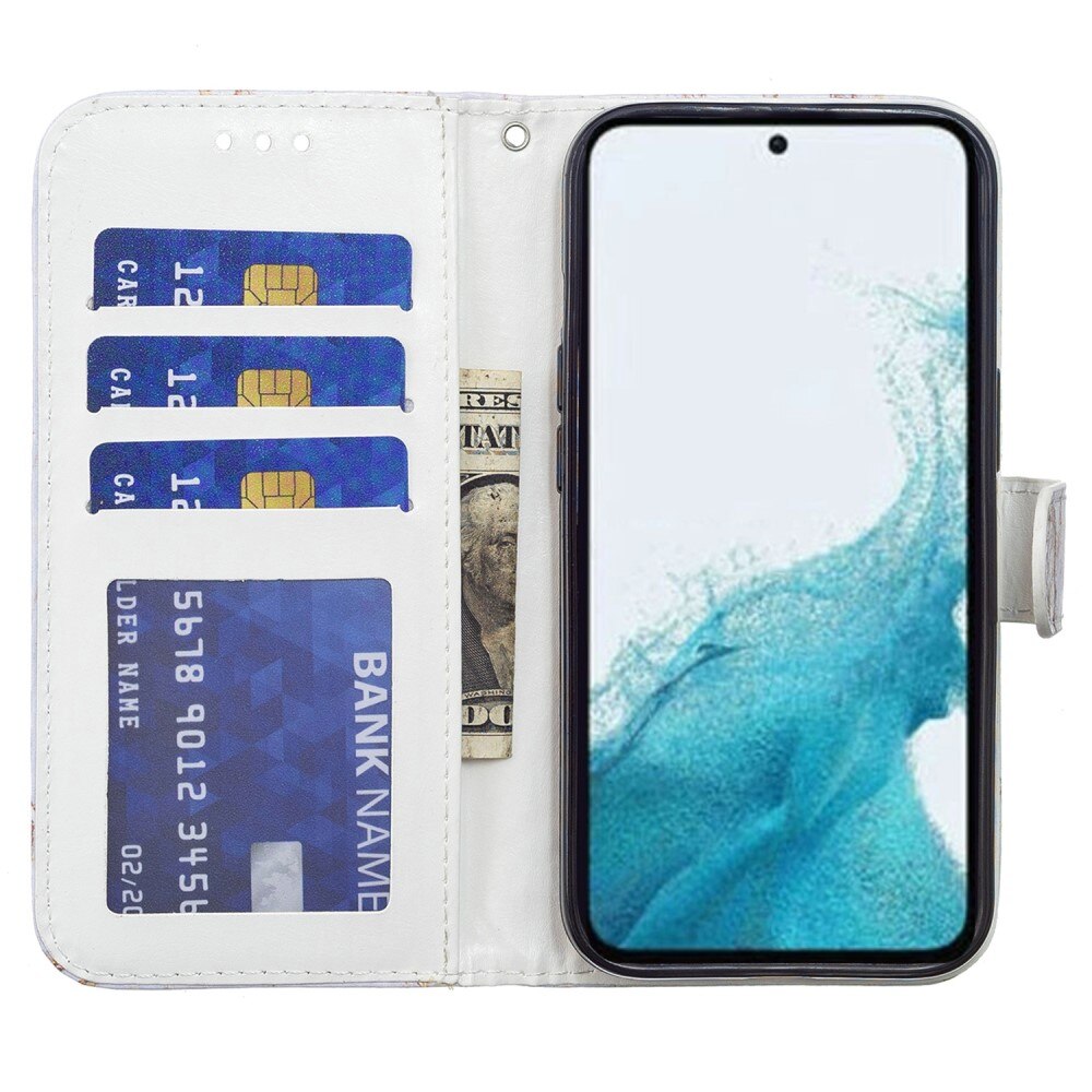 Funda cartera Samsung Galaxy A15 mariposas azules