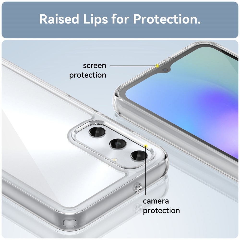 Funda Híbrida Crystal Hybrid Samsung Galaxy A05s transparente
