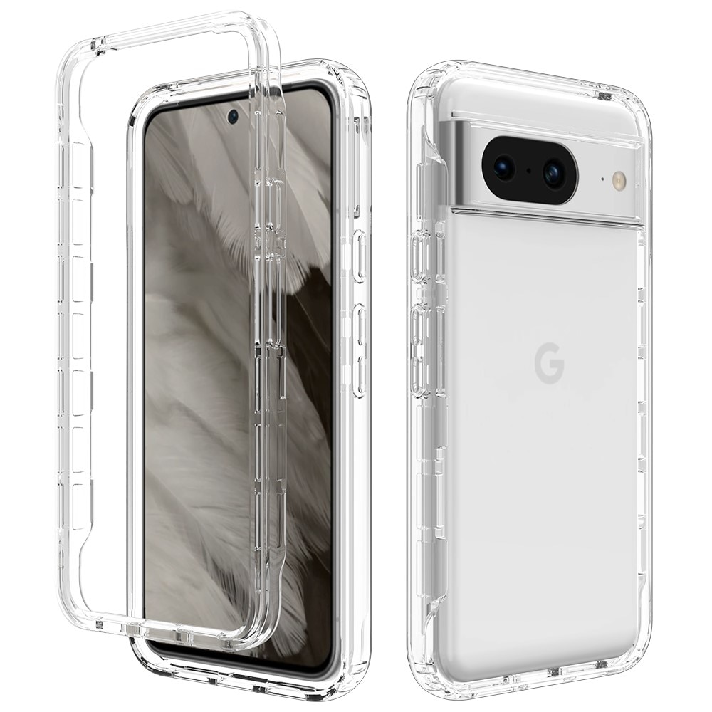 Funda con cobertura total Google Pixel 8 transparente