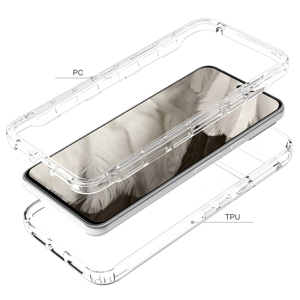 Funda con cobertura total Google Pixel 8 Transparente