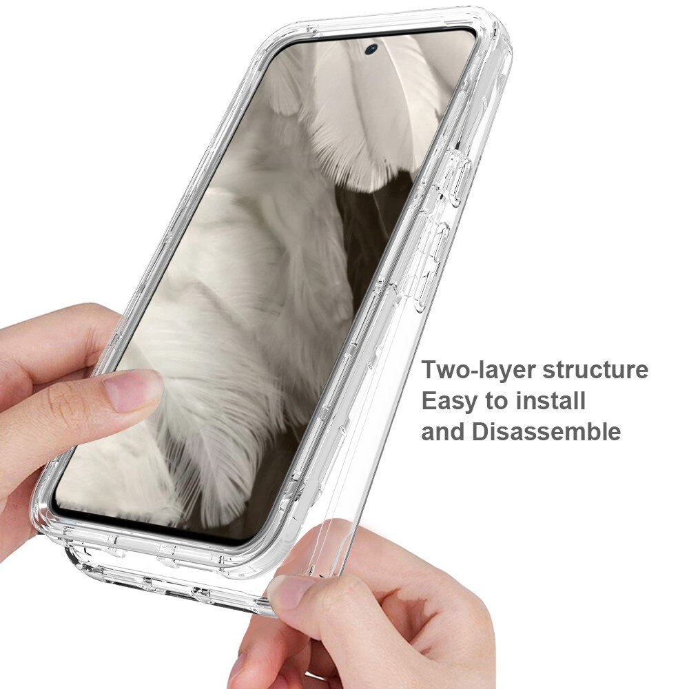 Funda con cobertura total Google Pixel 8 Transparente