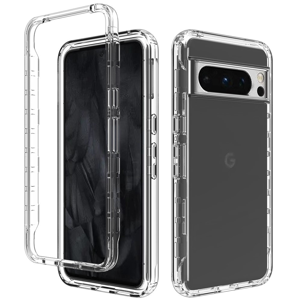 Funda con cobertura total Google Pixel 8 Pro transparente