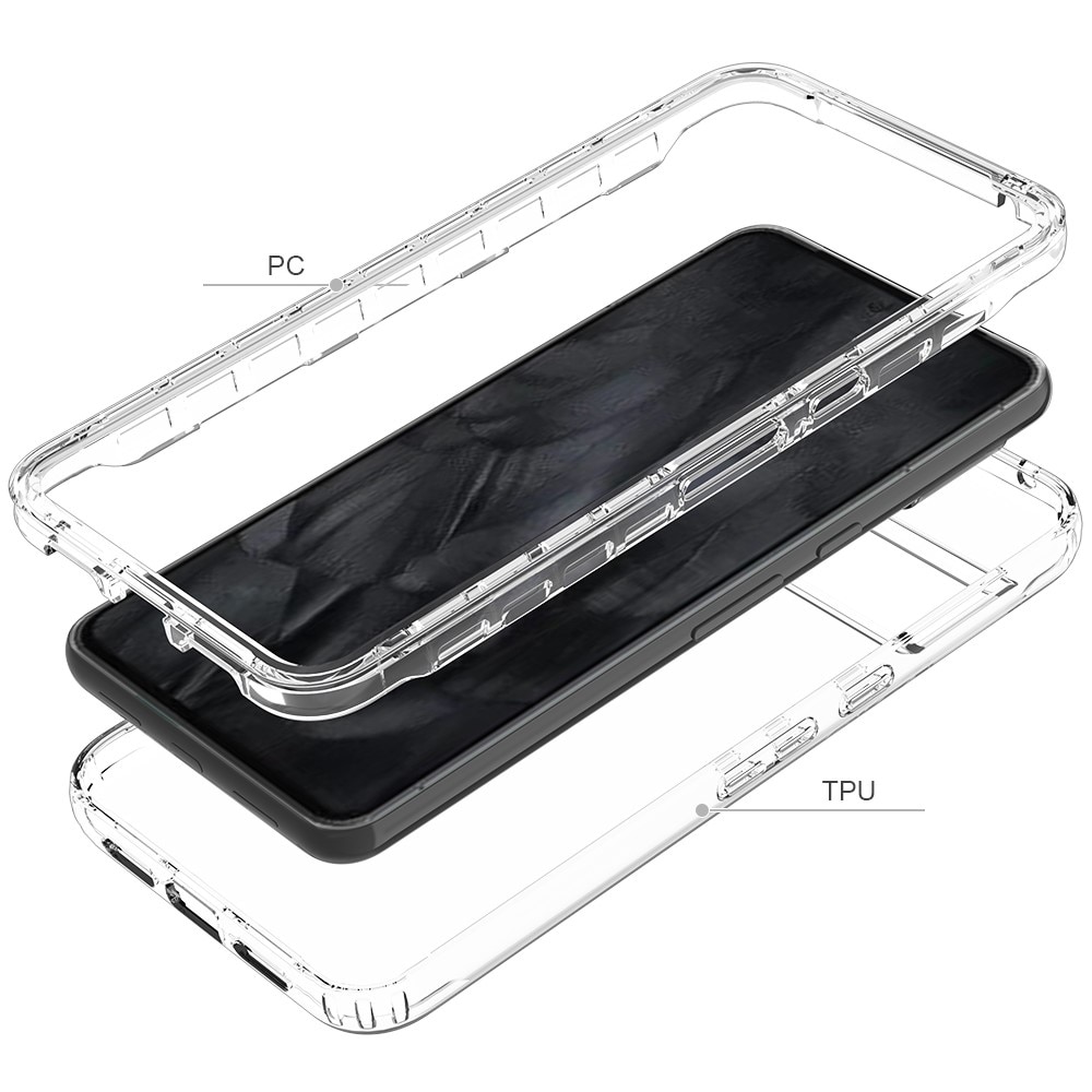 Funda con cobertura total Google Pixel 8 Pro Transparente