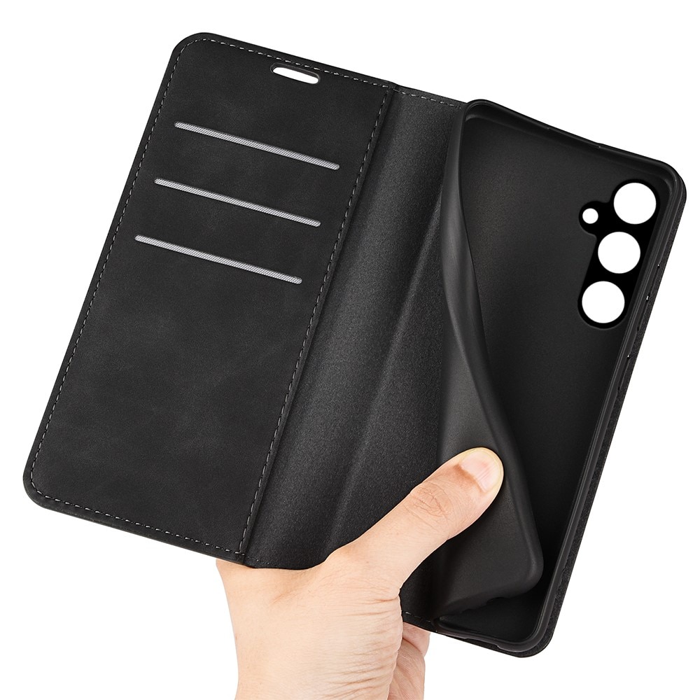 Funda delgada cartera Samsung Galaxy A15 Negro