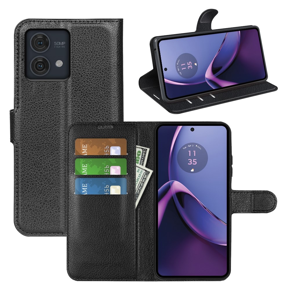 Funda cartera Motorola Moto G84 negro