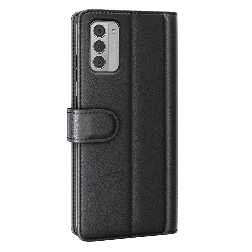 Funda de cuero genuino Nokia G42, negro