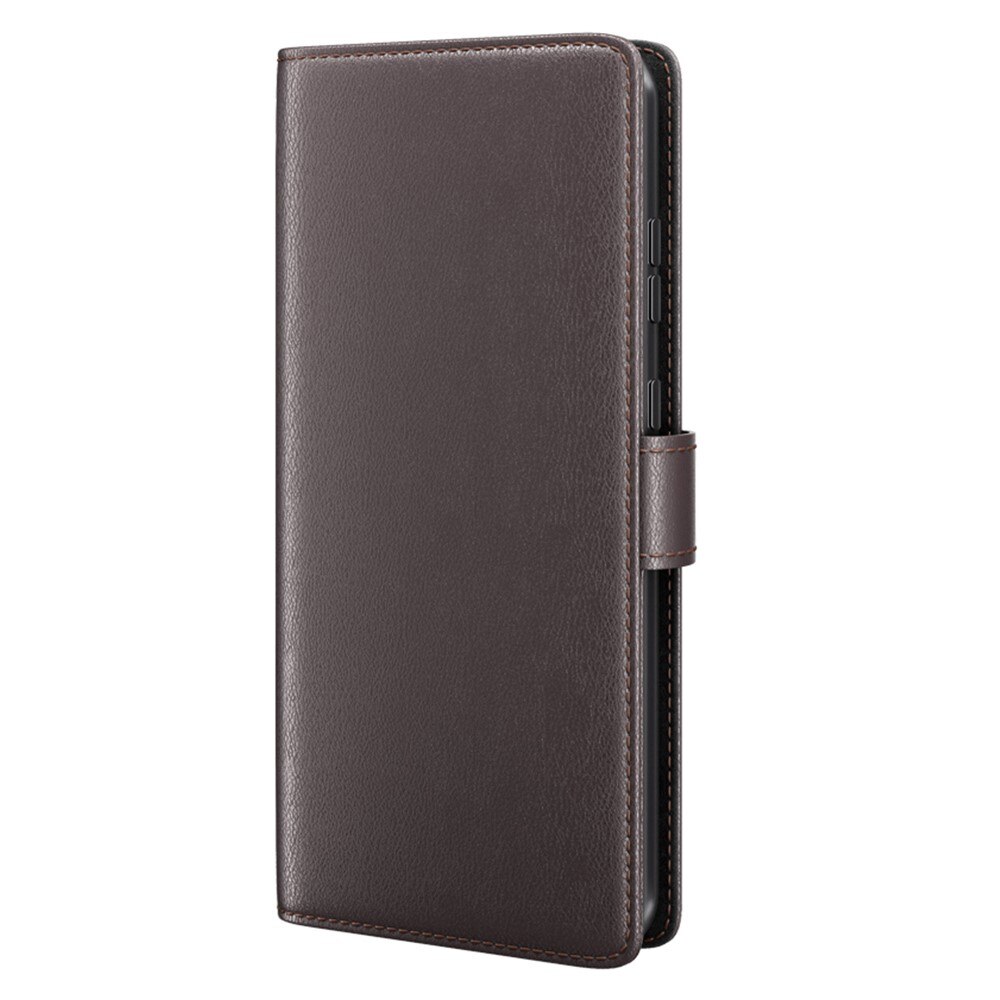 Funda de cuero genuino  Nokia G42, Marrón