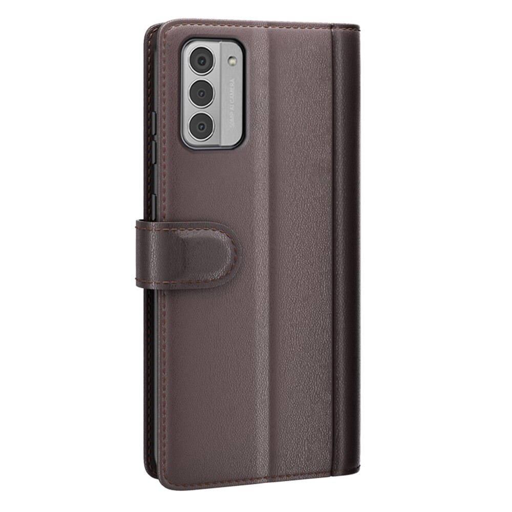 Funda de cuero genuino  Nokia G42, Marrón