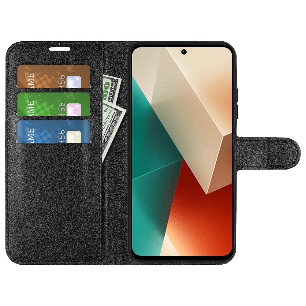 Funda cartera Xiaomi Redmi Note 13 Negro