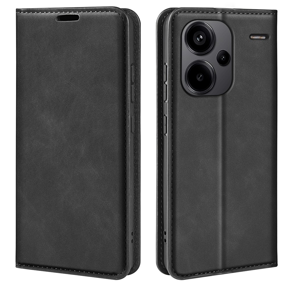 Funda delgada cartera Xiaomi Redmi Note 13 Pro Plus negro