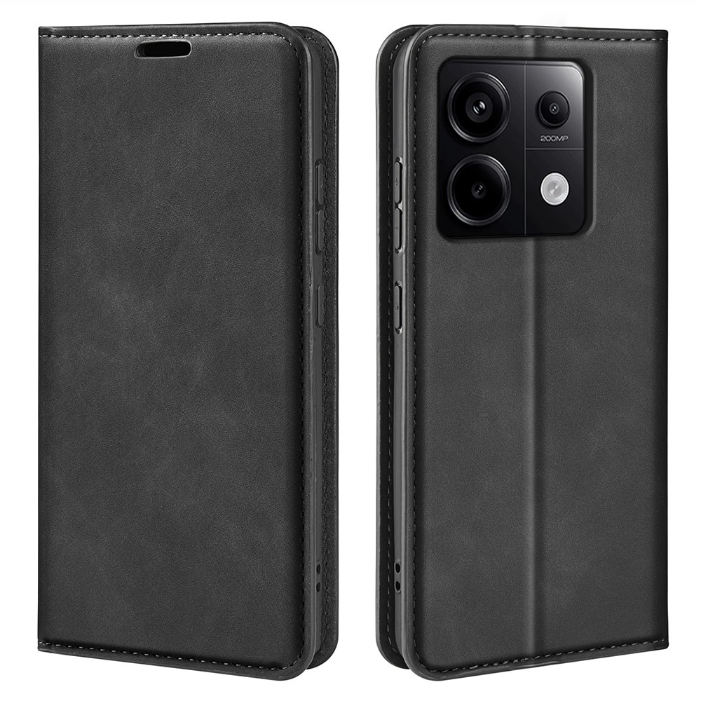 Funda delgada cartera Xiaomi Redmi Note 13 Pro negro