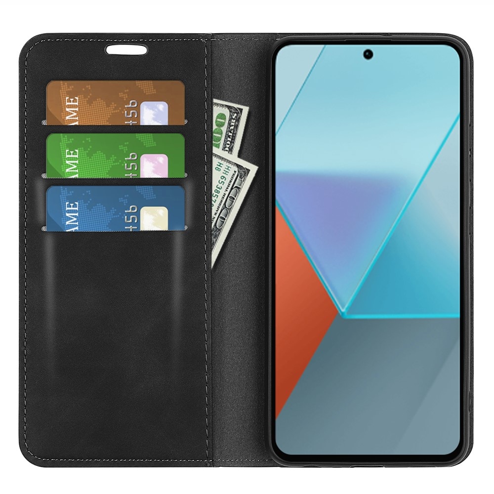 Funda delgada cartera Xiaomi Redmi Note 13 Pro Negro