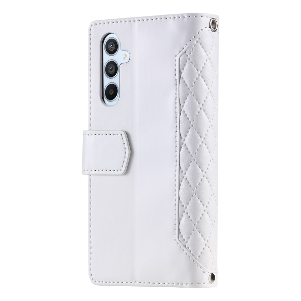 Funda acolchada tipo billetera Samsung Galaxy S24 blanco