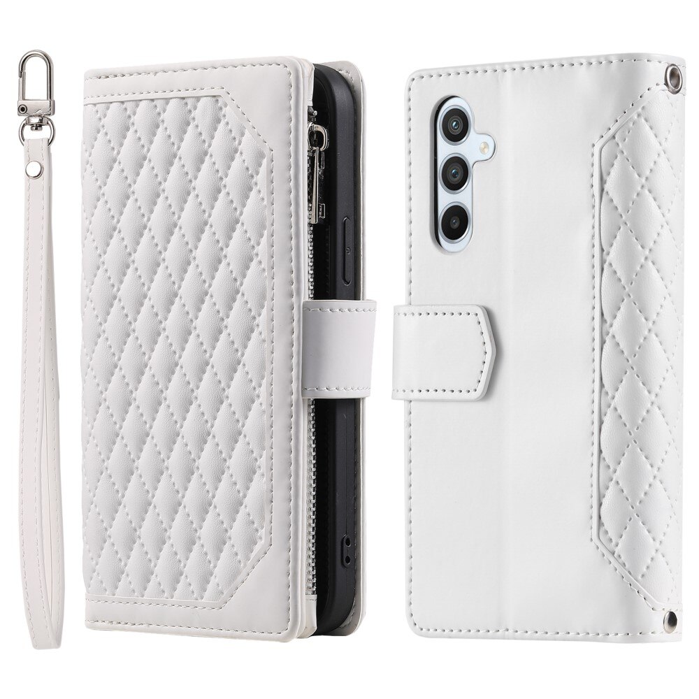 Funda acolchada tipo billetera Samsung Galaxy S24 Blance