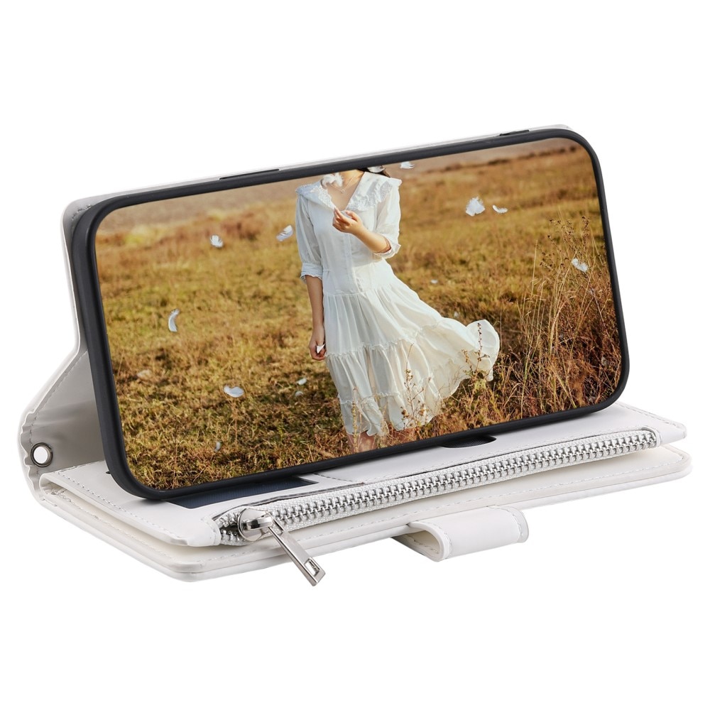Funda acolchada tipo billetera Samsung Galaxy S24 Ultra Blance