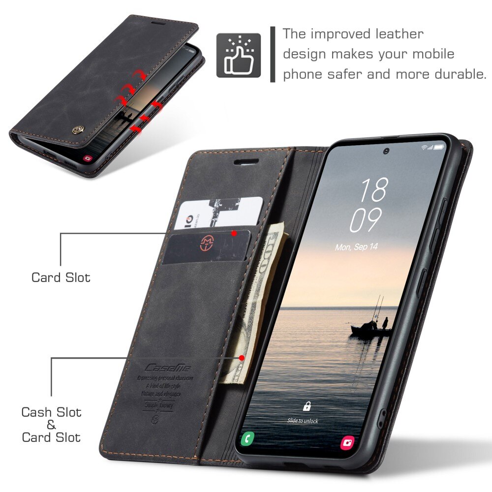 Funda delgada con solapa Samsung Galaxy S23 FE Negro