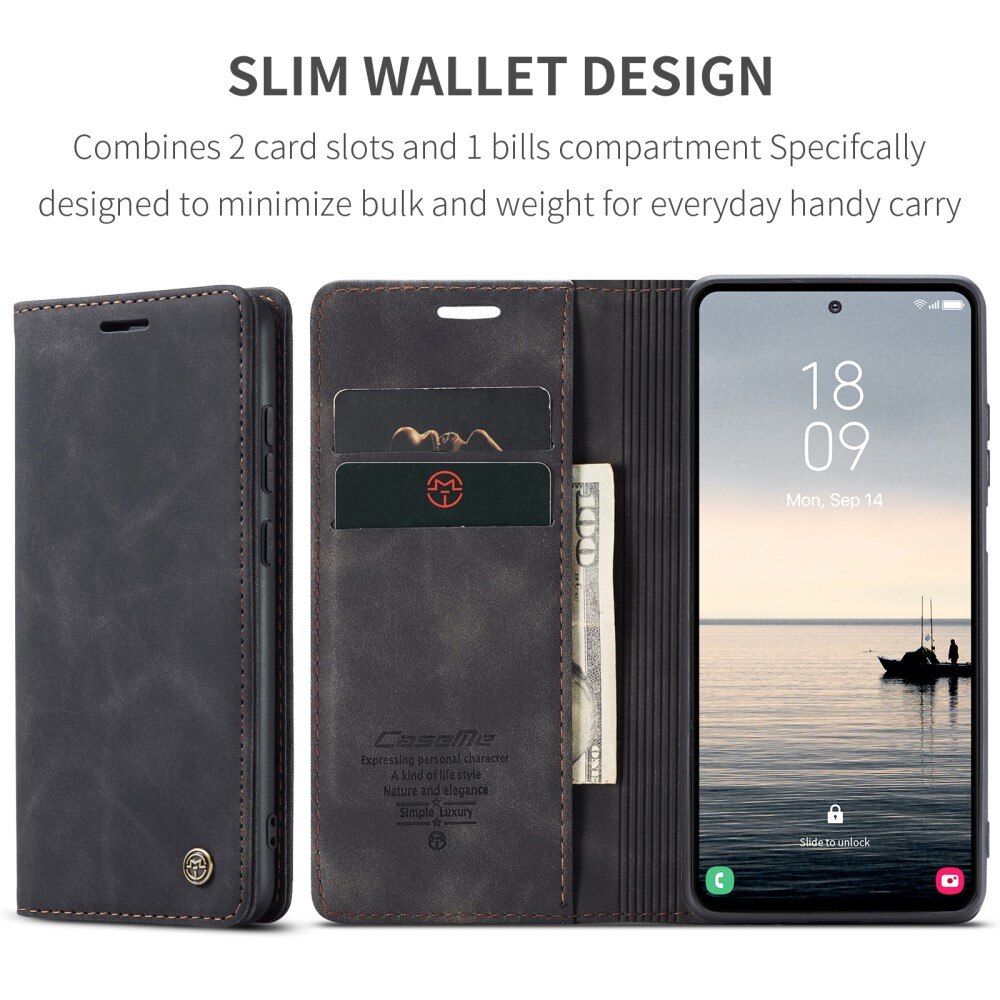 Funda delgada con solapa Samsung Galaxy S23 FE Negro