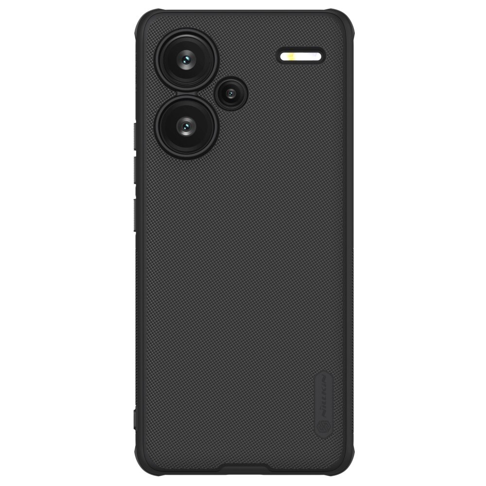 Para Xiaomi Redmi Note 13 Armor Clear TPU Hard PC Funda para teléfono  (negro mate)