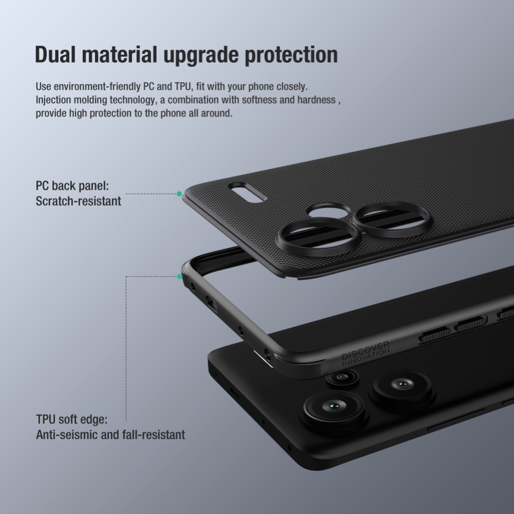 Super Frosted Shield Xiaomi Redmi Note 13 Pro Plus negro