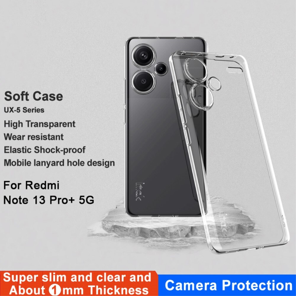 Funda TPU Case Xiaomi Redmi Note 13 Pro Plus Transparente