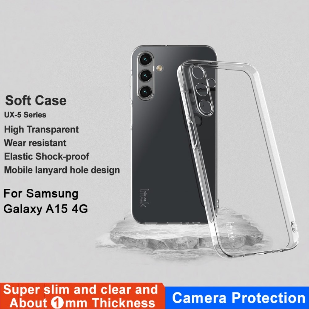 Funda TPU Case Samsung Galaxy A15 Crystal Clear