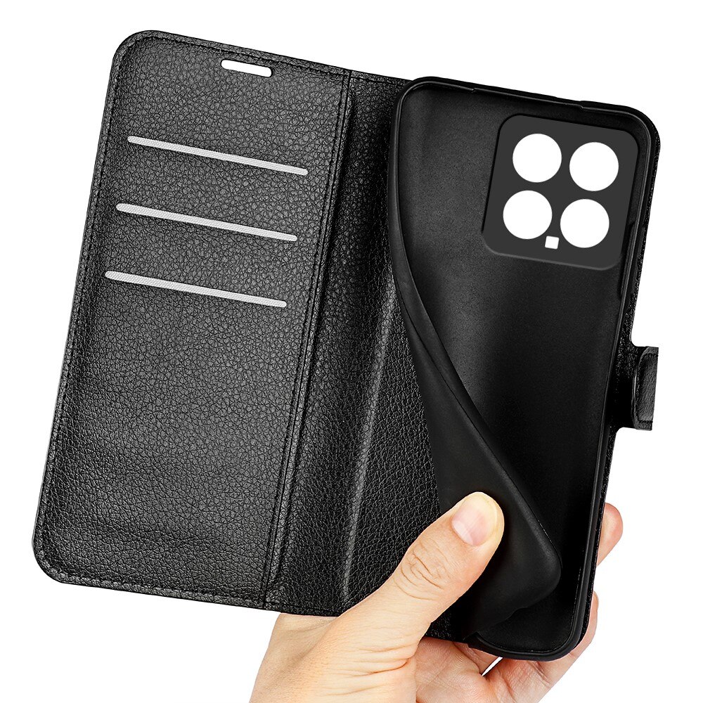 Funda cartera Xiaomi 14 Negro